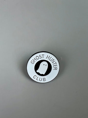 Ghost hunter club pin