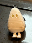 Candy Corn with feet keychain