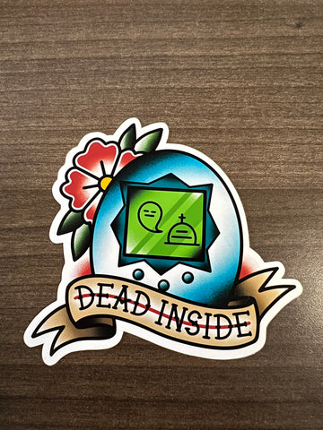 Mourning Breath Shoppe dead inside sticker